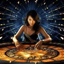Live Lightning Dice dealer rolling three dice at nawatoto login studio